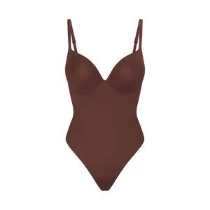 NWOT Skims Body Push-Up Thong Bodysuit in Cocoa - Small